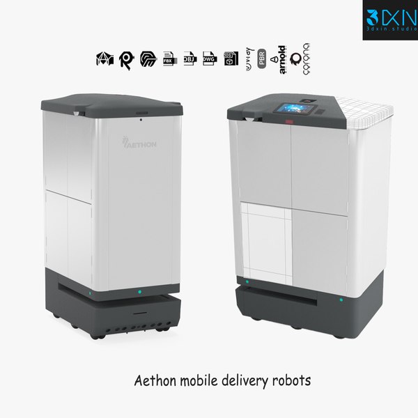 modelo 3d Robots de reparto móviles Aethon - TurboSquid 2248299