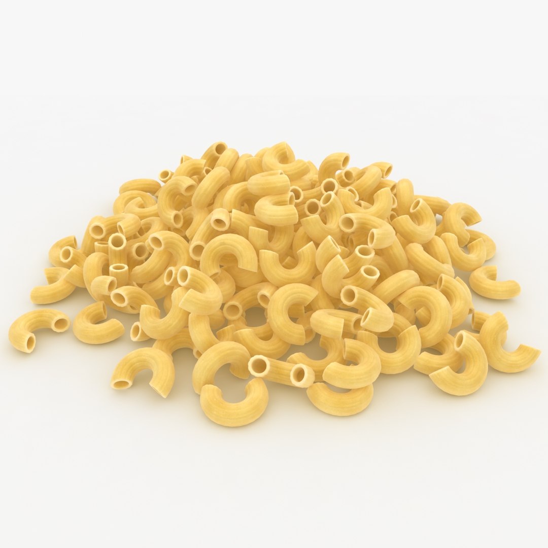 3D realistic dry elbow macaroni https://p.turbosquid.com/ts-thumb/op/JY49KP/9xnADBjh/lemon_rr_01/jpg/1507566632/1920x1080/fit_q87/323e017015c876802dfbfbc50d6b95a034f47677/lemon_rr_01.jpg