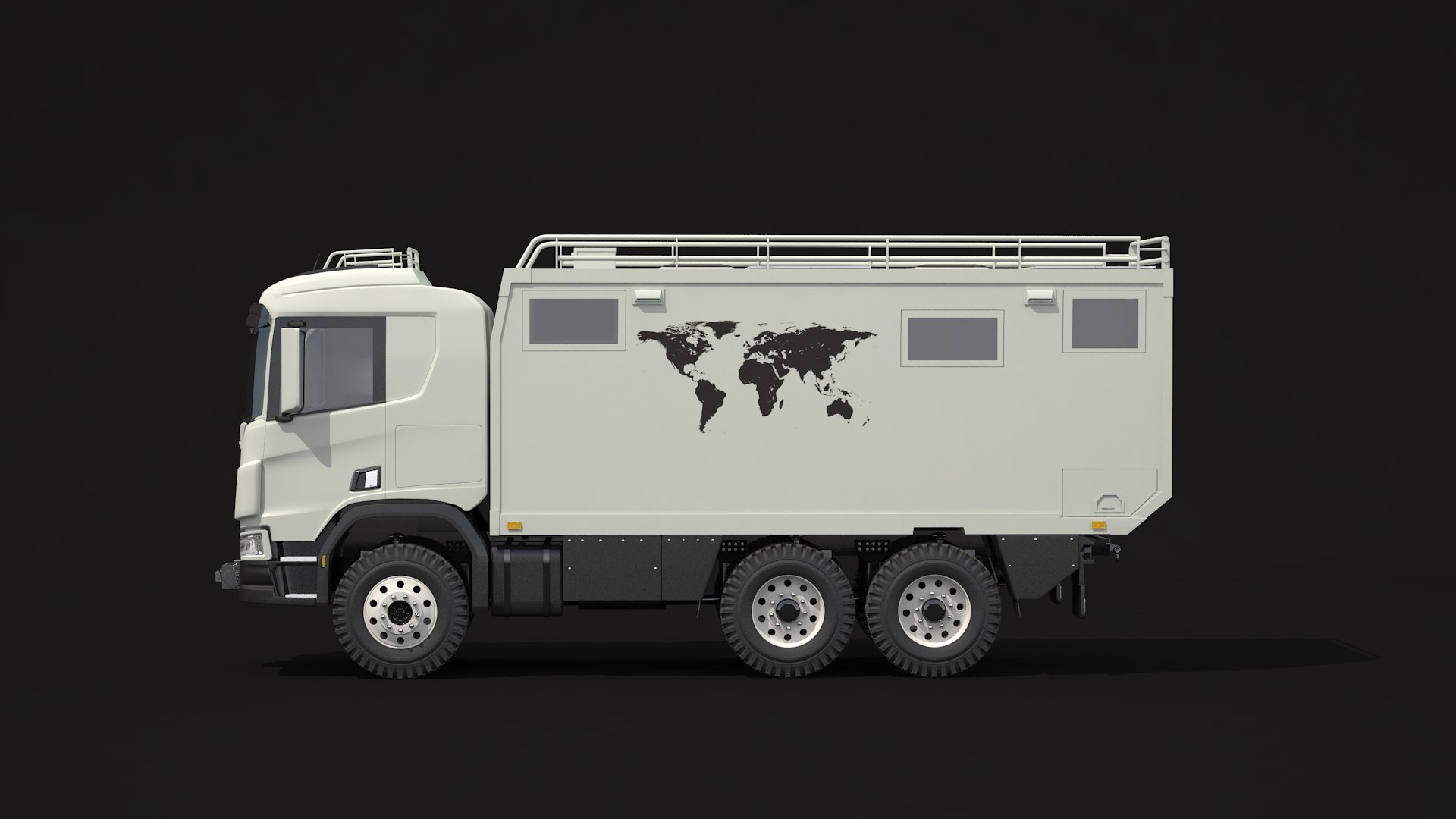 3D Generic Expedition 6x6 Rv Model - TurboSquid 1506349