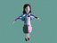 Shiori - Little girl low poly
