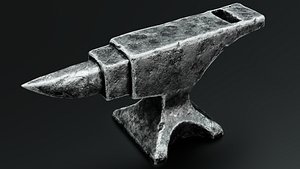 3D ANVIL PBR Low Poly Game ready model