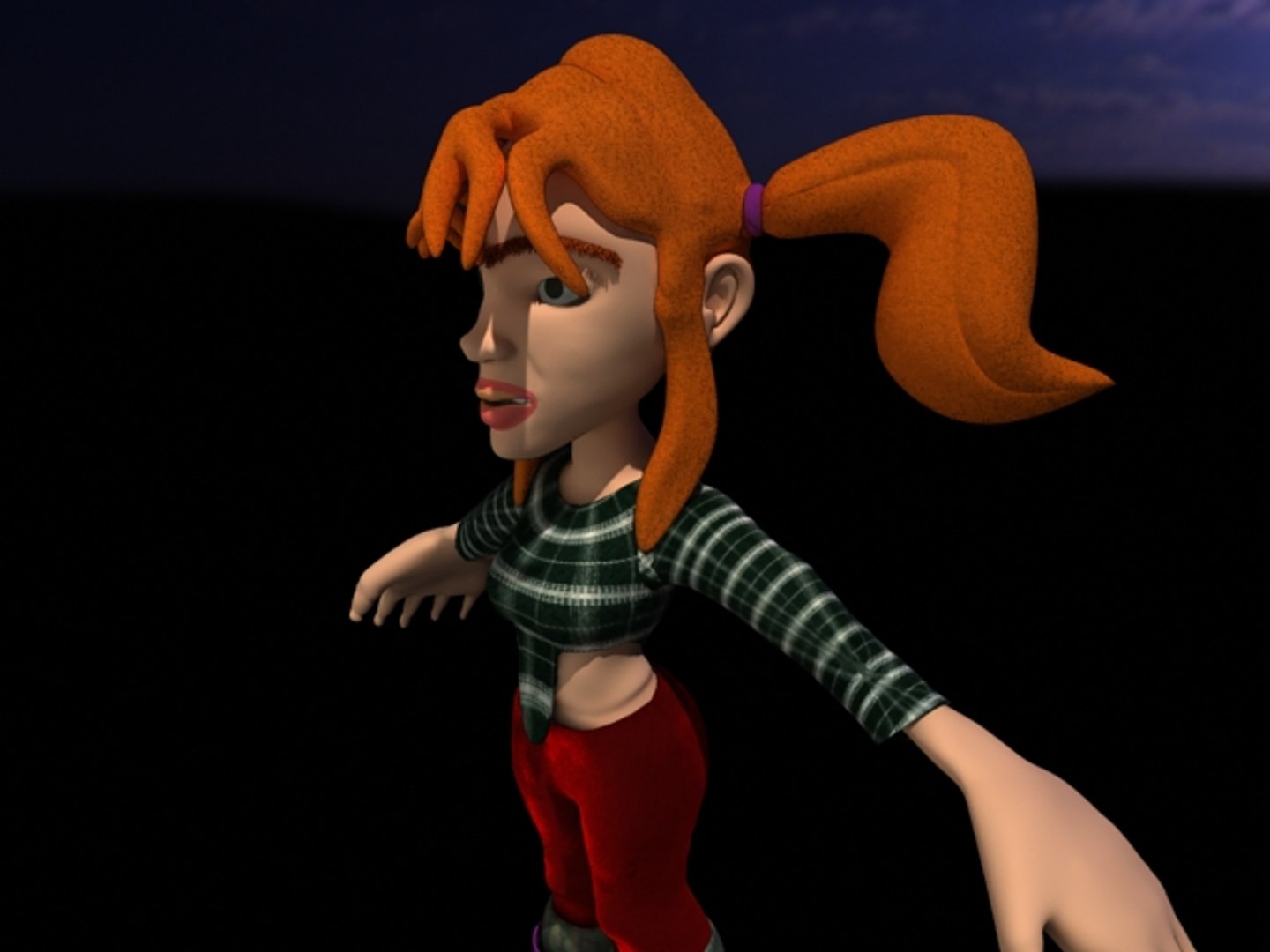 Peppermint Cartoon 3d Model