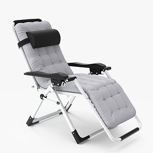 3D Classic Lounge Chairs Sun Lounger Chair