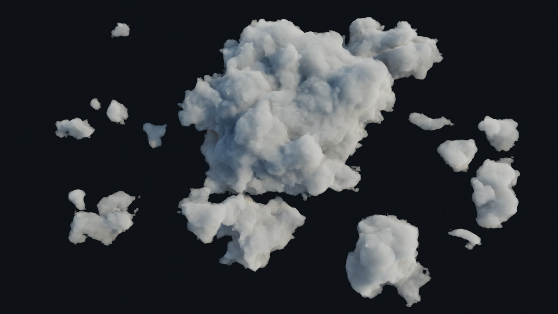 Free 3D Cloud Polygon Blender 1 Model - TurboSquid 1895708