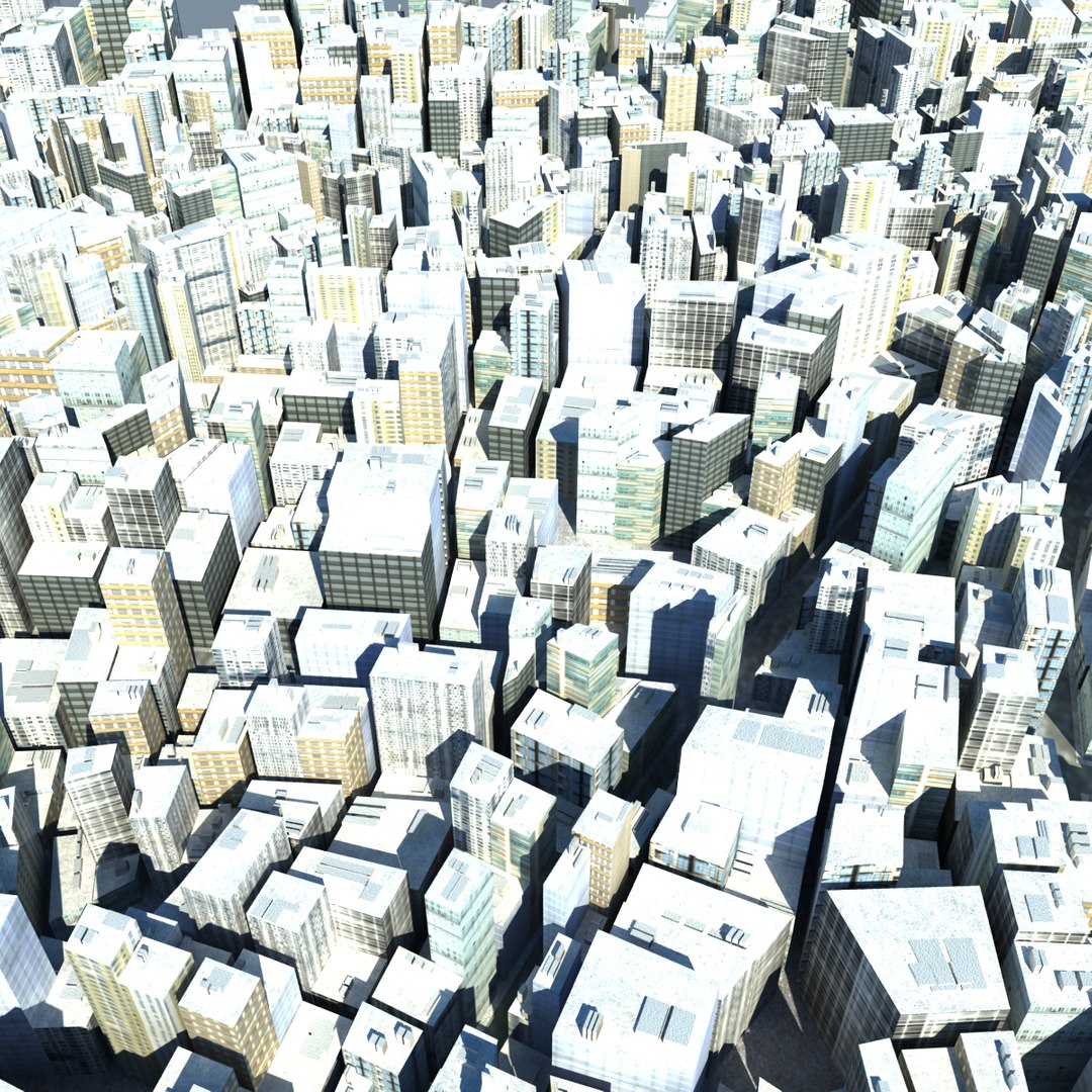 Cityscape 3d Model