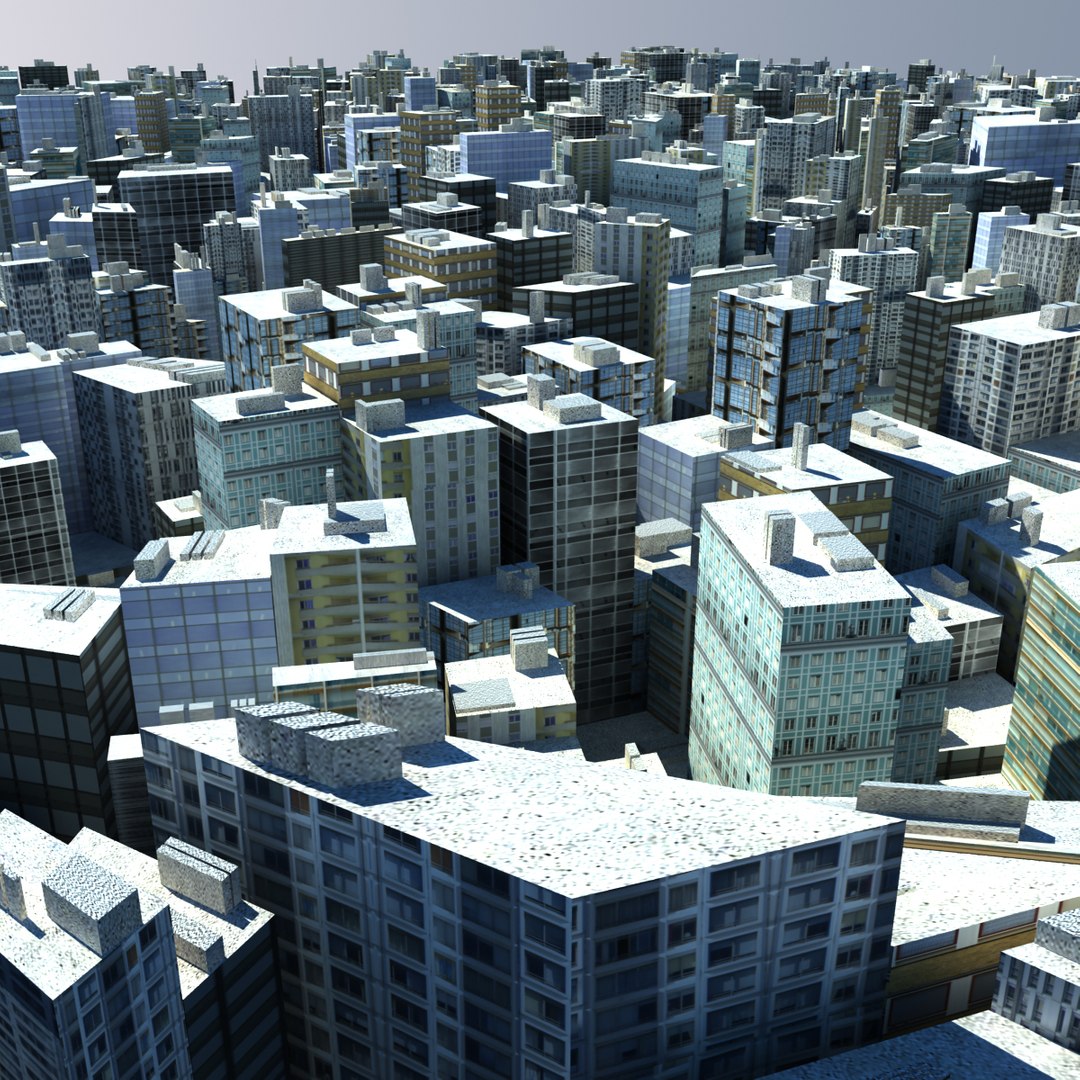 Cityscape 3d Model