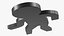 Plastic Stickman Rigged Black