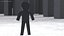 Plastic Stickman Rigged Black