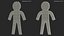 Plastic Stickman Rigged Black