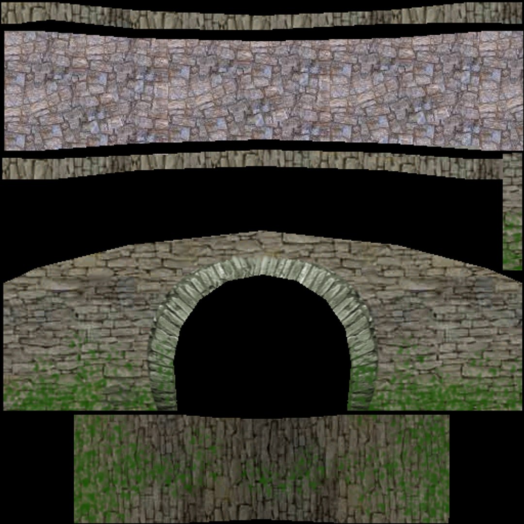 3d Model Bridge Ancient Medieval