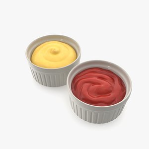 Cheese Sauce and Ketchup
