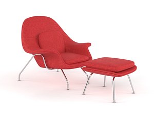 Womb Chair and Ottoman