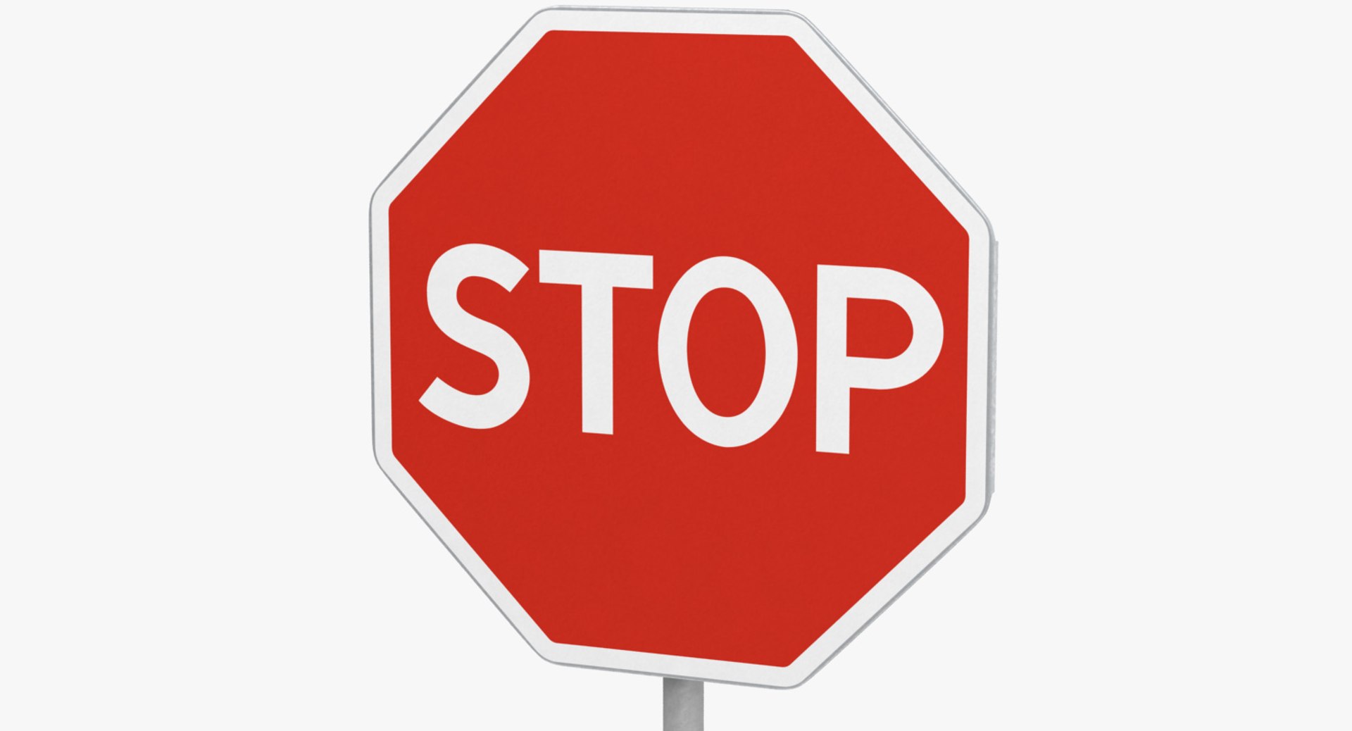 Stop traffic sign 3D model - TurboSquid 1389263