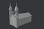 lowpoly Cartoon Church