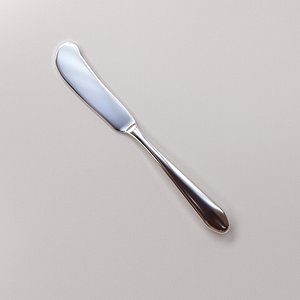 butter spread knife 3D model