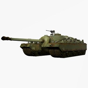 united states wwii t28 3d model