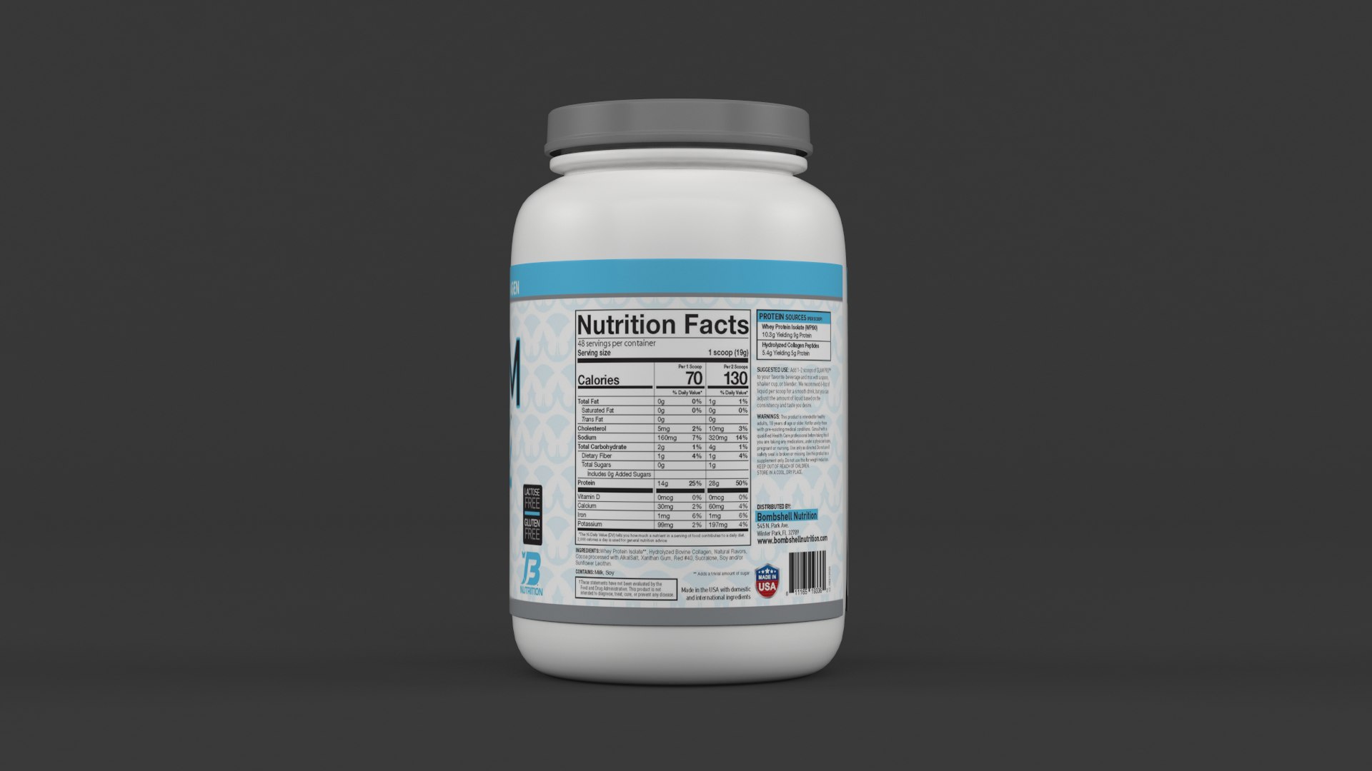 3D Protein Powders - TurboSquid 1794860