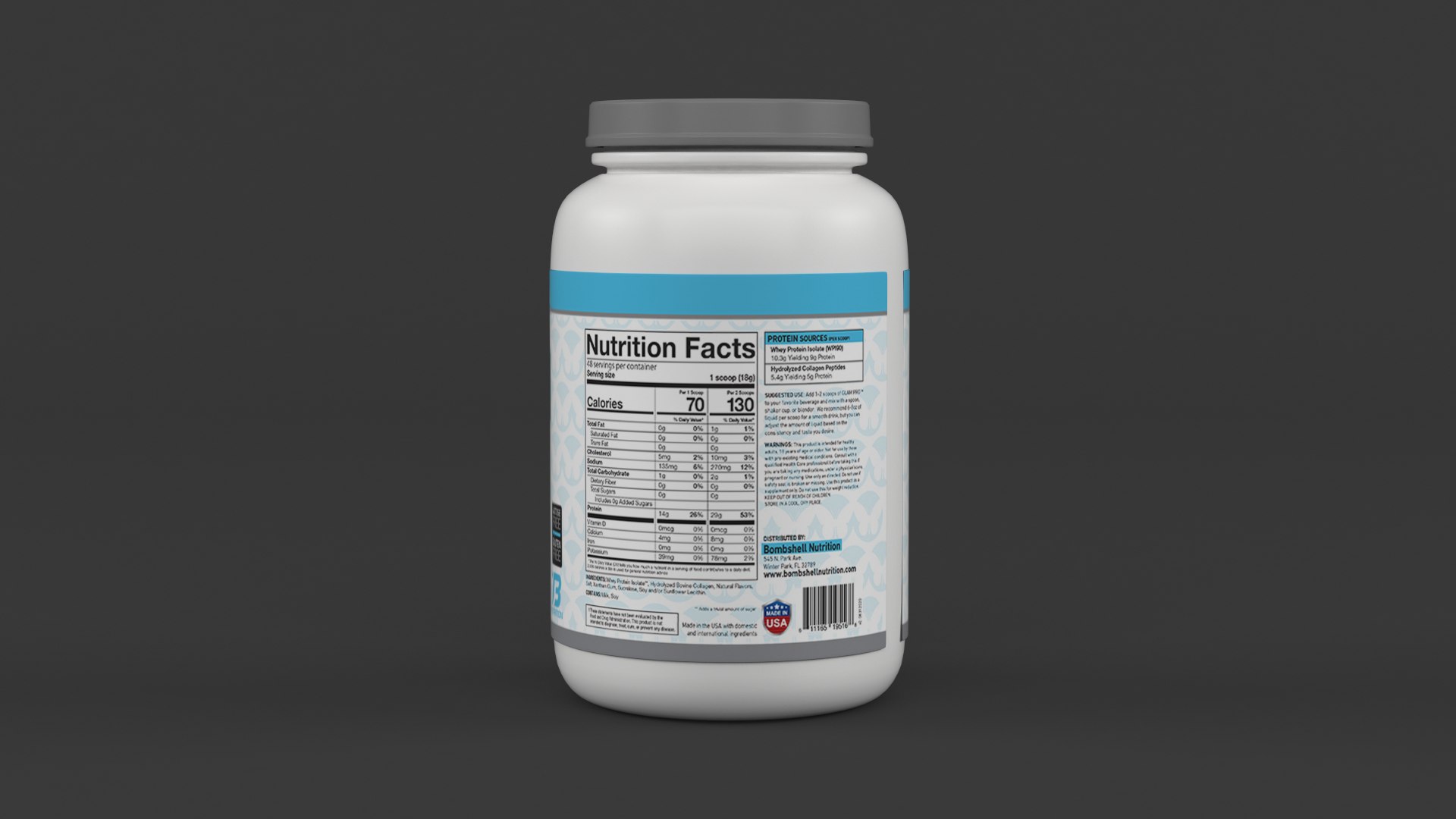 3D Protein Powders - TurboSquid 1794860