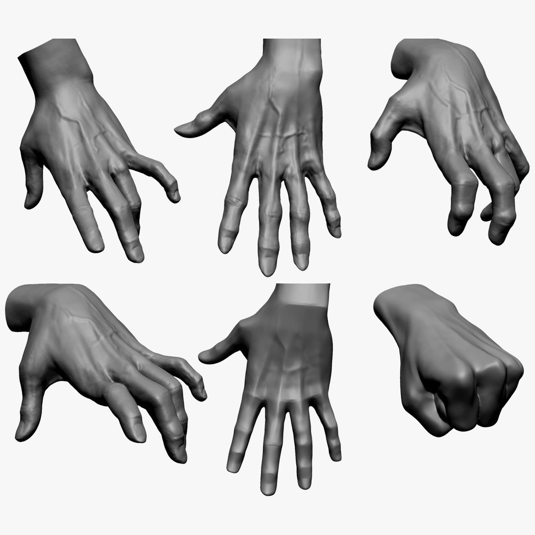 3D model wooden hand - TurboSquid 1657081