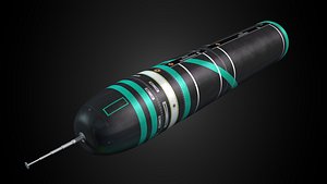 3D M51 Missile model