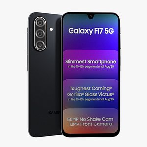 Samsung Galaxy F17 Black 3D model