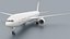 Boeing 777-300 Animowany realistyczny samolot pasażerski odrzutowy