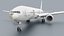 Boeing 777-300 Animowany realistyczny samolot pasażerski odrzutowy