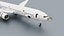 Boeing 777-300 Animowany realistyczny samolot pasażerski odrzutowy