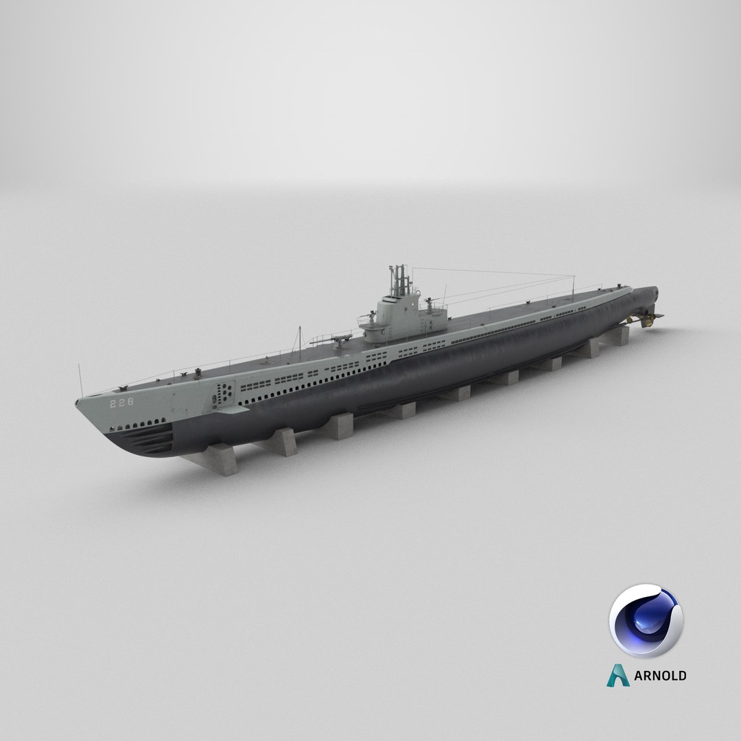 3D model USS Drum SS-228 Submarine on Shipyard Supports https://p.turbosquid.com/ts-thumb/oq/KTRYiW/Cw/stemcell_cinema_4d_arnold_render/png/1764881901/1920x1080/fit_q87/b6c1b699aacb39ecda4ec6784db956db4e7f6838/stemcell_cinema_4d_arnold_render.jpg