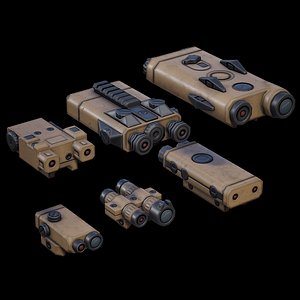 PEQ Units 01 DESERT 3D model