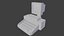 Máquina de escrever Low Poly