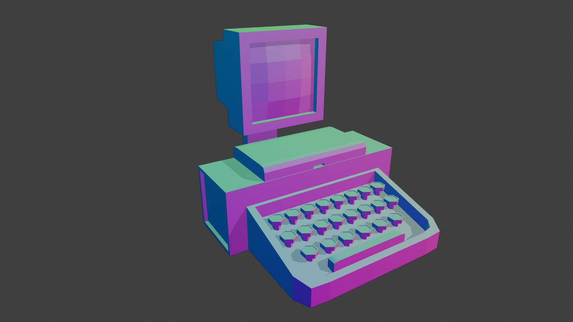 typewriter 3D model https://p.turbosquid.com/ts-thumb/oq/SwUppf/vQivwvJZ/rainbow/png/1567729953/1920x1080/fit_q87/bb042070458aa935ca75d3af90adefb95c796136/rainbow.jpg