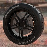 Wheel with tire Falken Azenis RT 615