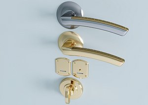 door handle armadillo 3D