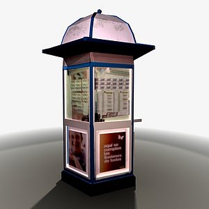 SPANISH STYLE NEWSPAPER STAND REALTIME