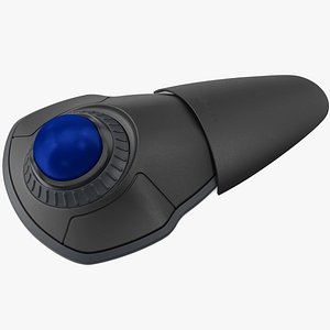 Trackball Mouse with Blue Ball