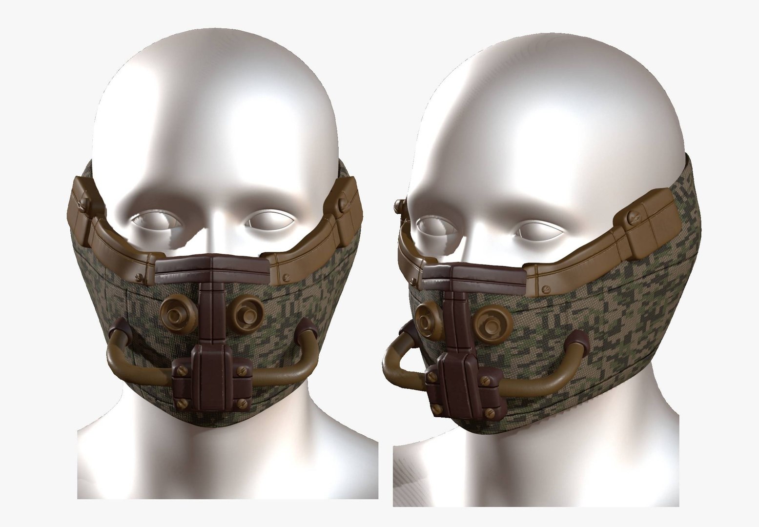 3D model gas mask - TurboSquid 1592367