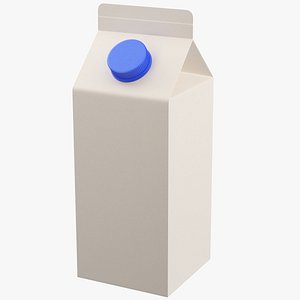 Gable Top Medium Milk Carton