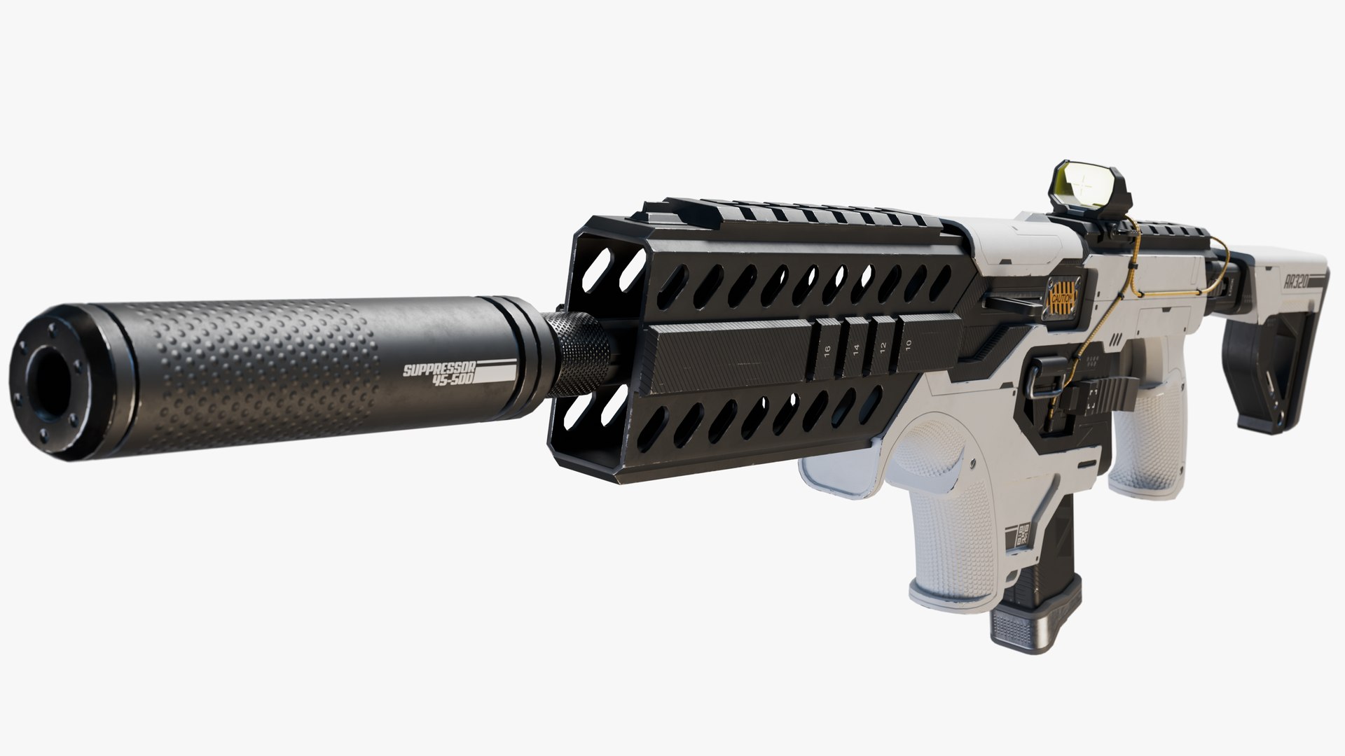 Futuristic Weapons 3D Model - TurboSquid 2390259