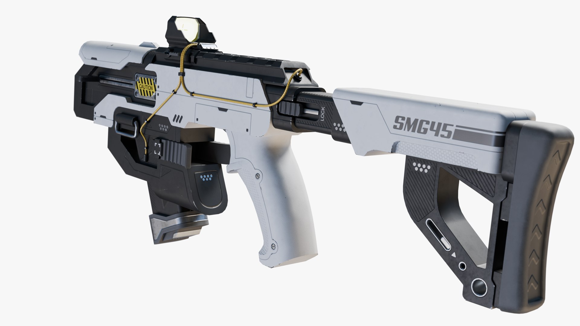 Futuristic Weapons 3D Model - TurboSquid 2390259