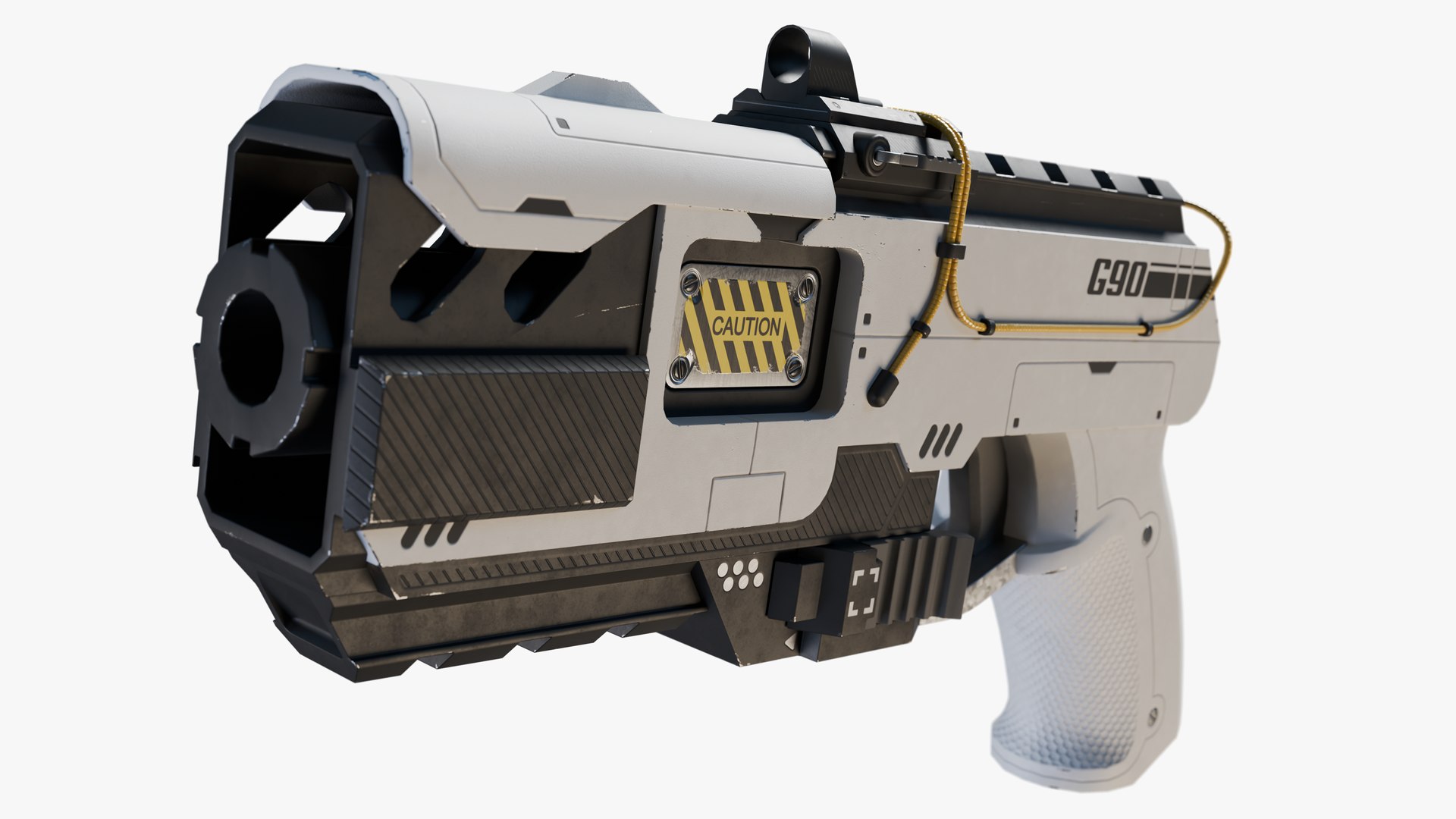 Futuristic Weapons 3D Model - TurboSquid 2390259