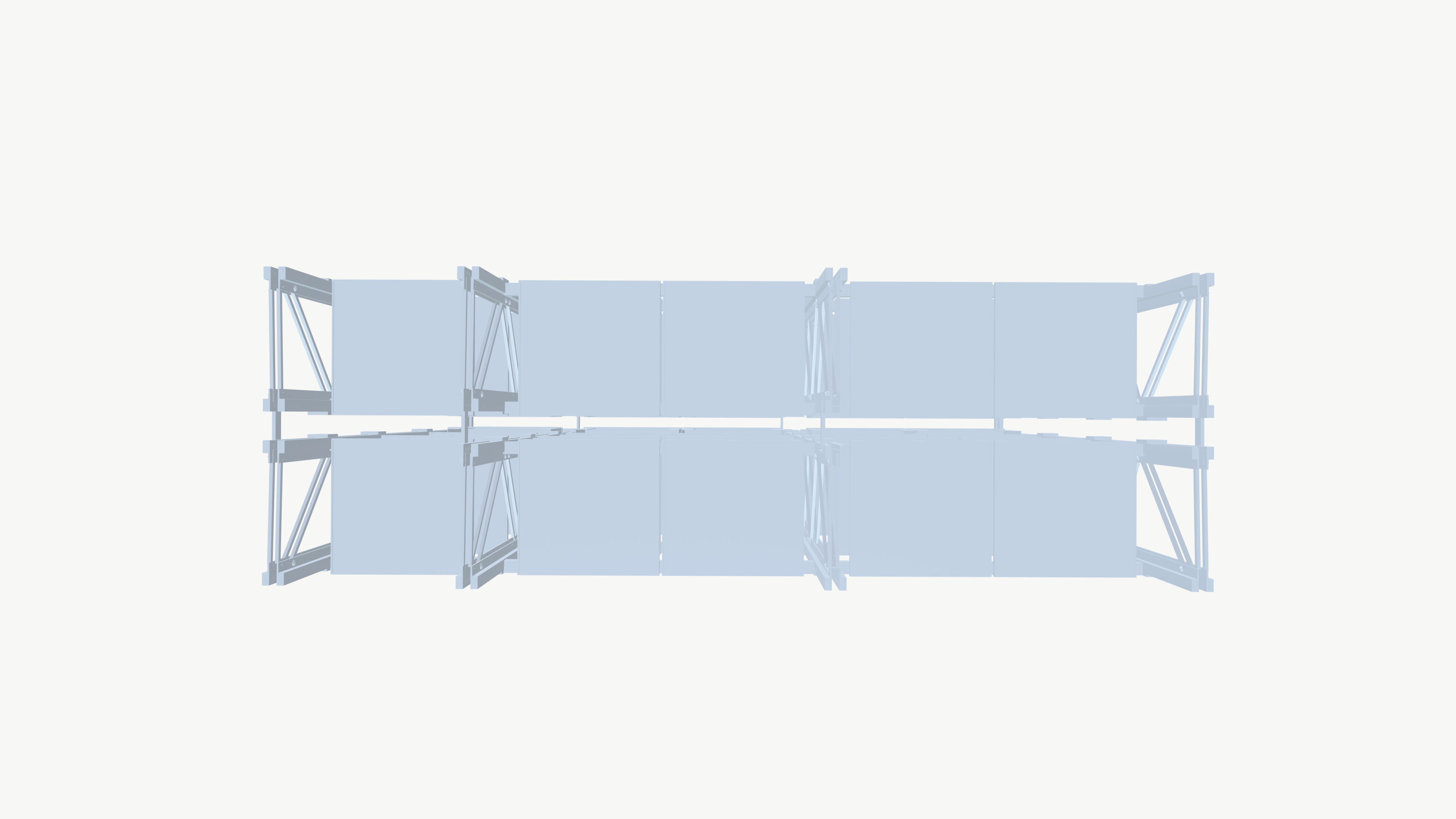 modelo 3d Estanterías industriales - TurboSquid 2273235