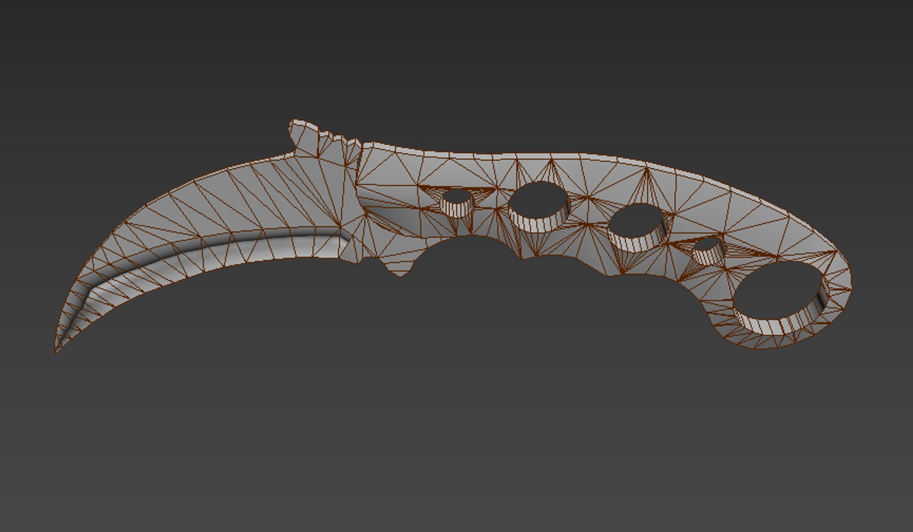 3d Karambit Knife