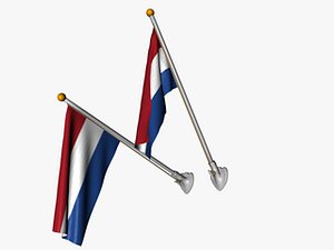 Netherland flags set