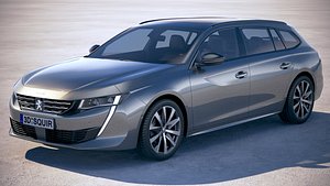 3D peugeot 508 sw