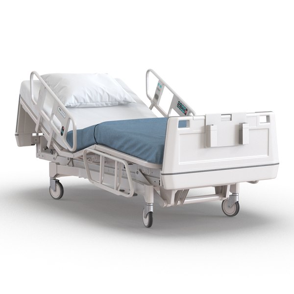 hospital bed 2 3d model