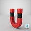 Stylized Magnet - Red