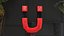 Stylized Magnet - Red