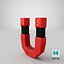 Stylized Magnet - Red