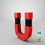Stylized Magnet - Red